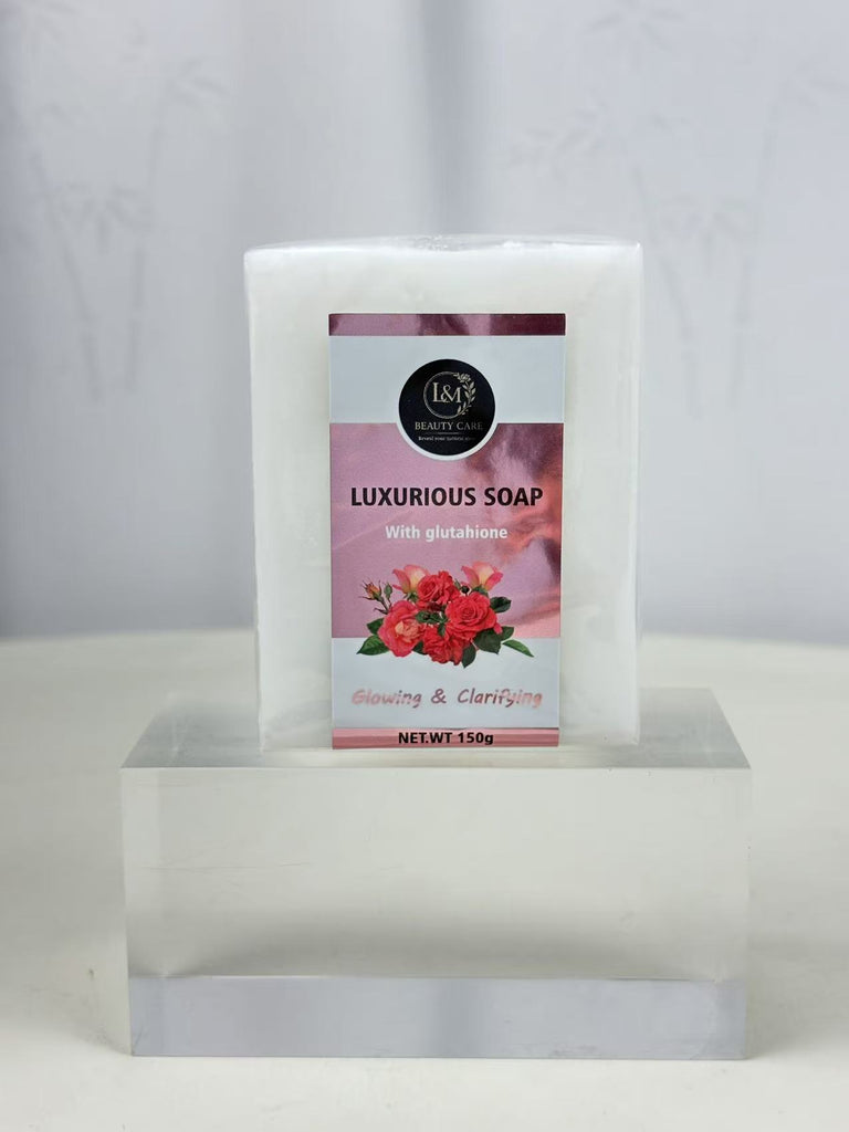 L&M Beauty Care Luxurious Soap Glowing & Clarifying with Glutathione L&M Beauty Care Luxurious Soap Glowing & Clarifying with Glutathione